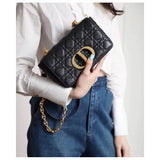 Small Caro Bag Supple Cannage Calfskin M9241