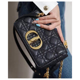 Small Caro Bag Supple Cannage Calfskin M9241