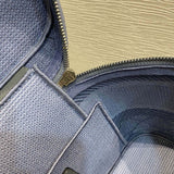 Travel Vanity Case Denim Cannage Embroidery S5480