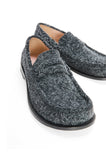 Campo loafer in brushed suede Charcoal