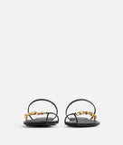 Leaf Flat Sandal black