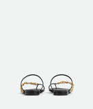 Leaf Flat Sandal black