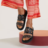 Extra sandal noir