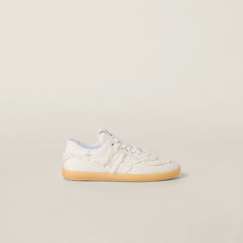 Denim sneakers white