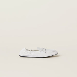Ruches nappa leather loafers