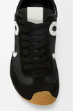 Nylon and cowhide leather Ballet Runner 2.0 Women's sneakers