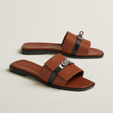 Giulia sandal gold noir