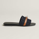 Giulia sandal bleu brut naturel
