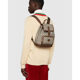 Backpack with Interlocking G in GG Supreme 674147
