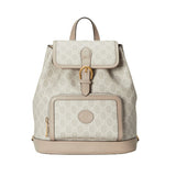 Backpack with Interlocking G Oatmeal Leather 674147