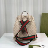 Backpack with Interlocking G Oatmeal Leather 674147