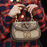 Bamboo 1947 Jumbo GG large Top Handle Bag 675797