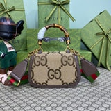 Bamboo 1947 Jumbo GG large Top Handle Bag 675797
