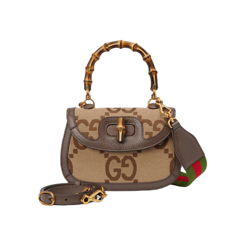 GG Bamboo 1947 Jumbo GG large Top Handle Bag 675797