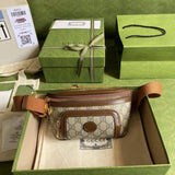 Belt Bag with Interlocking G in Brown GG Supreme 682933