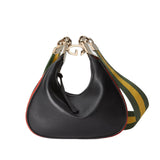 GG Black Leather Attache large Shoulder Bag 699409