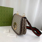 Blondie Medium Shoulder Bag With Round Interlocking G 699210