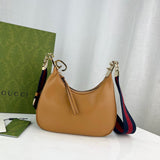 Brown Leather Attache large Shoulder Bag 699409