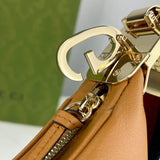 Brown Leather Attache Medium Shoulder Bag 702823