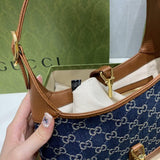Denim Jackie 1961 large Shoulder Bag 636706
