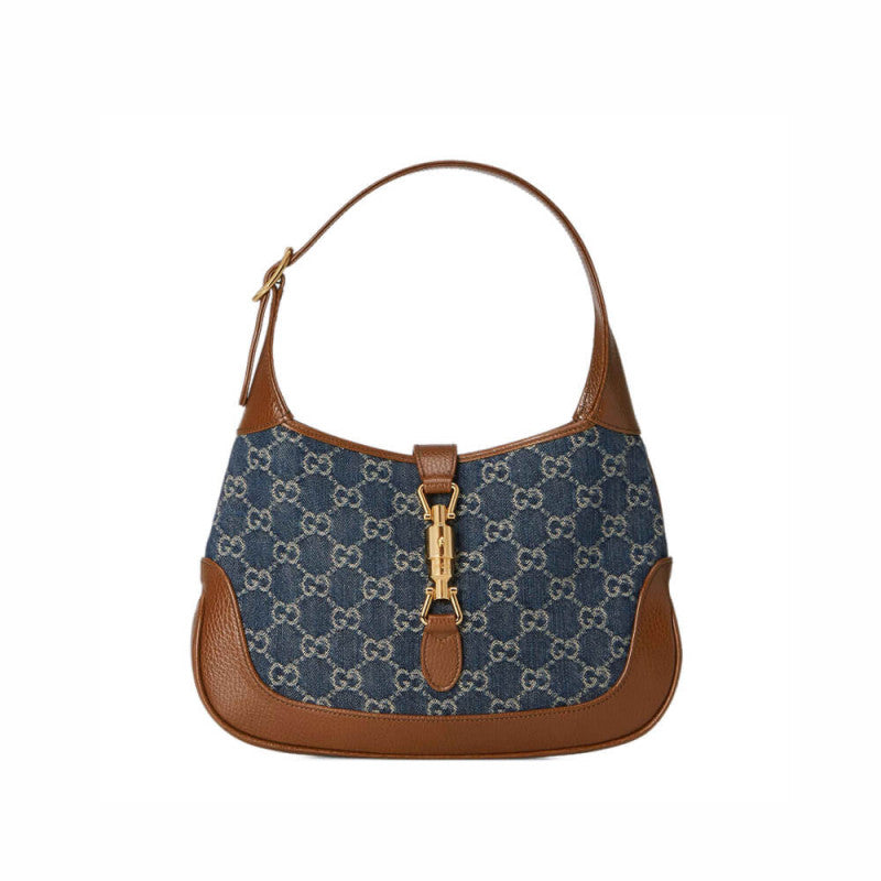 GG Denim Jackie 1961 large Shoulder Bag 636706
