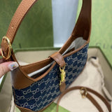 Denim Jackie 1961 large Shoulder Bag 636706