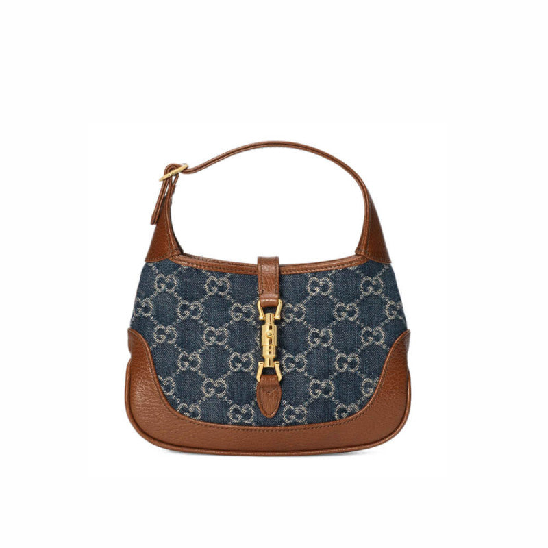 GG Denim Jackie 1961 Mini Shoulder Bag 637092