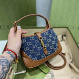 Denim Jackie 1961 Mini Shoulder Bag 637092