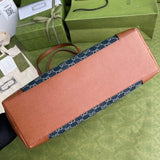 Denim Ophidia GG Medium Tote 631685