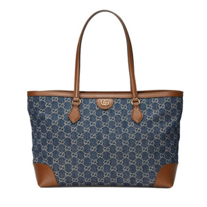 GG Denim Ophidia GG Medium Tote 631685