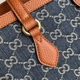 Denim Ophidia GG Medium Tote 631685