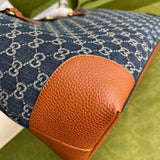 Denim Ophidia GG Medium Tote 631685