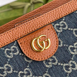 Denim Ophidia GG Medium Tote 631685