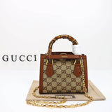Diana Crystals Mini Tote Bag 707449