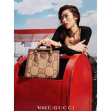 Diana Jumbo GG large Tote Bag 660195 Brown