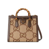 Diana Jumbo GG large Tote Bag 660195 Brown