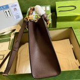 Diana Jumbo GG large Tote Bag 660195 Brown