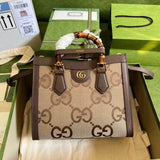 Diana Jumbo GG large Tote Bag 660195 Brown