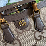 Diana Jumbo GG large Tote Bag 660195 Brown