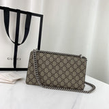Dionysus GG Canvas large Shoulder Bag 499623