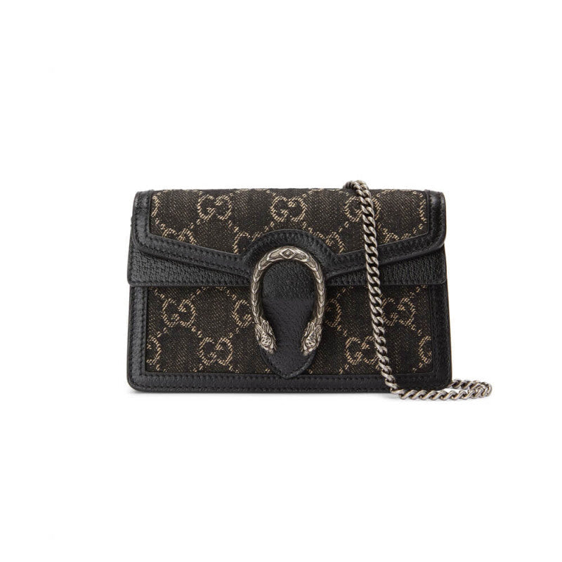 GG Dionysus GG Super Mini Bag 476432 in Black