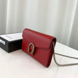 Dionysus Leather Mini Chain Bag 401231