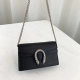 Dionysus Leather Super Mini Bag 476432