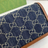 Dionysus Super Mini Bag 476432 in Denim