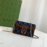 Dionysus Super Mini Bag 476432 in Denim