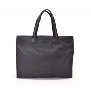 GG GG GGssima Black Nylon Tote Bag 449176