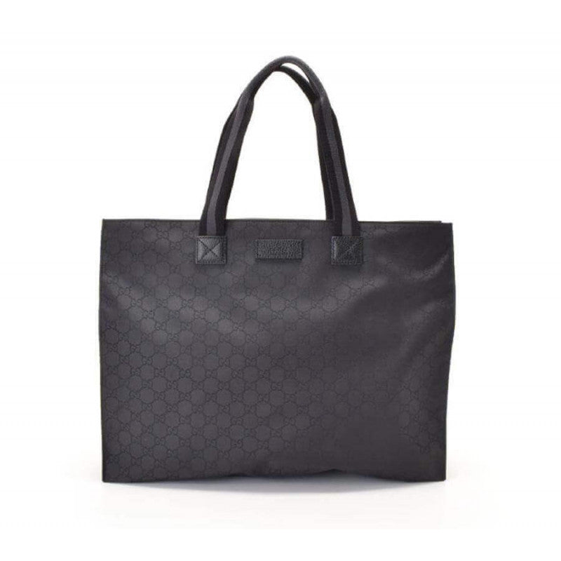 GG GG GGssima Black Nylon Tote Bag 449176