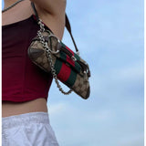 GG Horsebit Chain large Shoulder Bag 764339