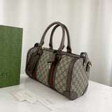 GG large Duffel Bag With Web 645017