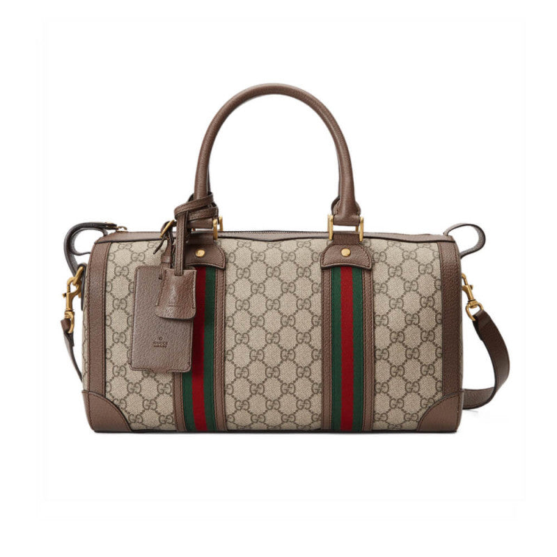 GG GG large Duffel Bag With Web 645017